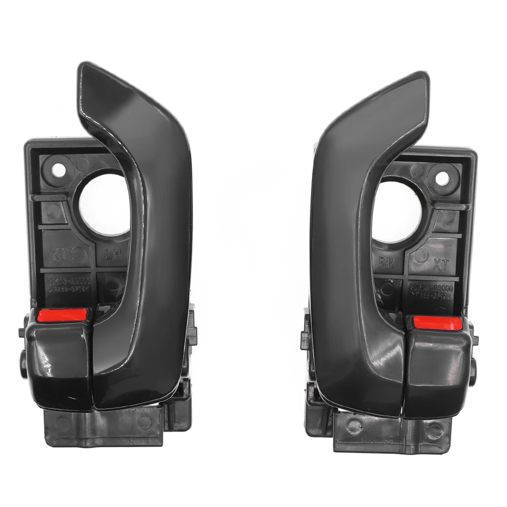 

Interior Inside Door Handle Left Right 4pcs For Kia Optima 2006 2007 2008 2009 2010 2.4L 2.7L Black 82620-2G000 82610-2G000-B