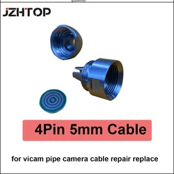 Sostituzione del connettore del Kit di riparazione del cavo a 4pin da 5mm per il sistema di telecamere di ispezione del tubo Vicam rotto