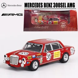 金属製のおもちゃの車,メルセデスベンツ300sel amg wrc, 1/64 e,子供へのギフト