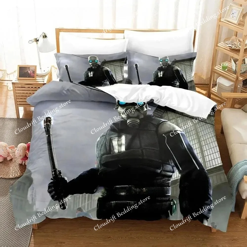

Game Half Life Bedding Set Single Twin Full Queen King Size Bed Set Adult Boys Bedroom Duvet cover Sets Anime