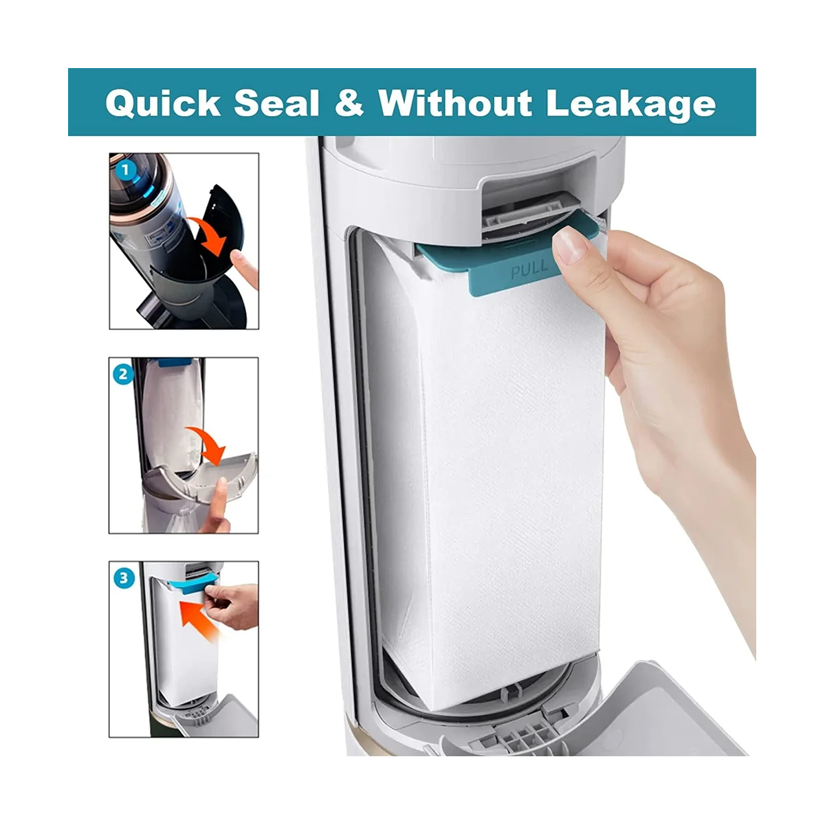 A14G-12Pack -ADB95 Vacuum Bags for Jet Cordless Stick Vacuum Cleaner Dirt Disposal Dust Bags Parts