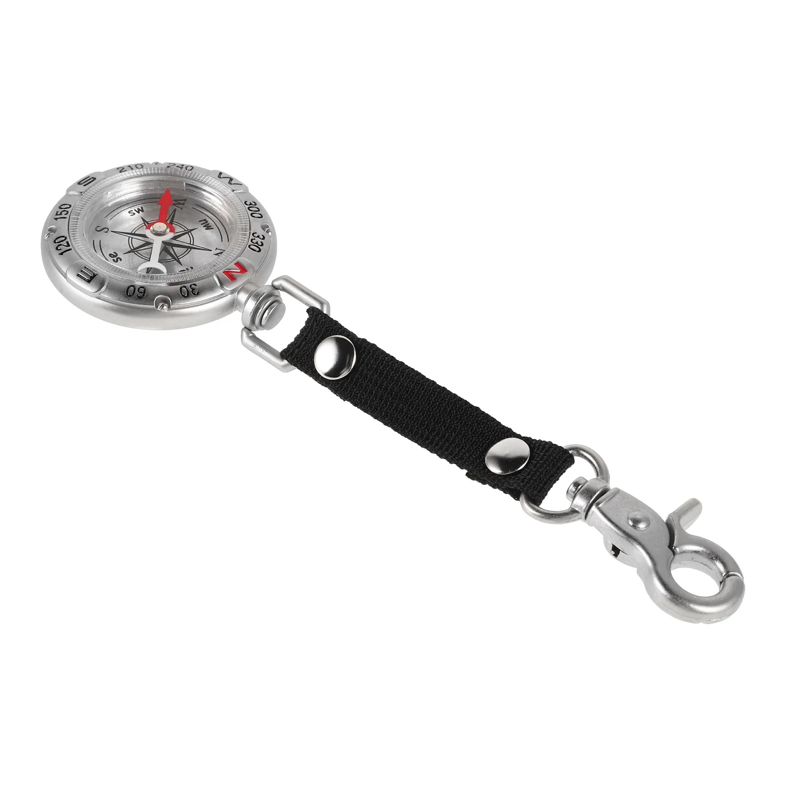 

1pcs Compass Keychain Zinc Alloy Durable Mini Pendant for Outdoor Hiking Camping Supplies Portable Pocket ClimbingVintage Metal