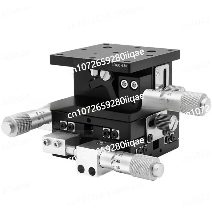 Axis 60*60/40*40mm Trimming Station Manual Precision Displacement Platform Linear Stage Sliding