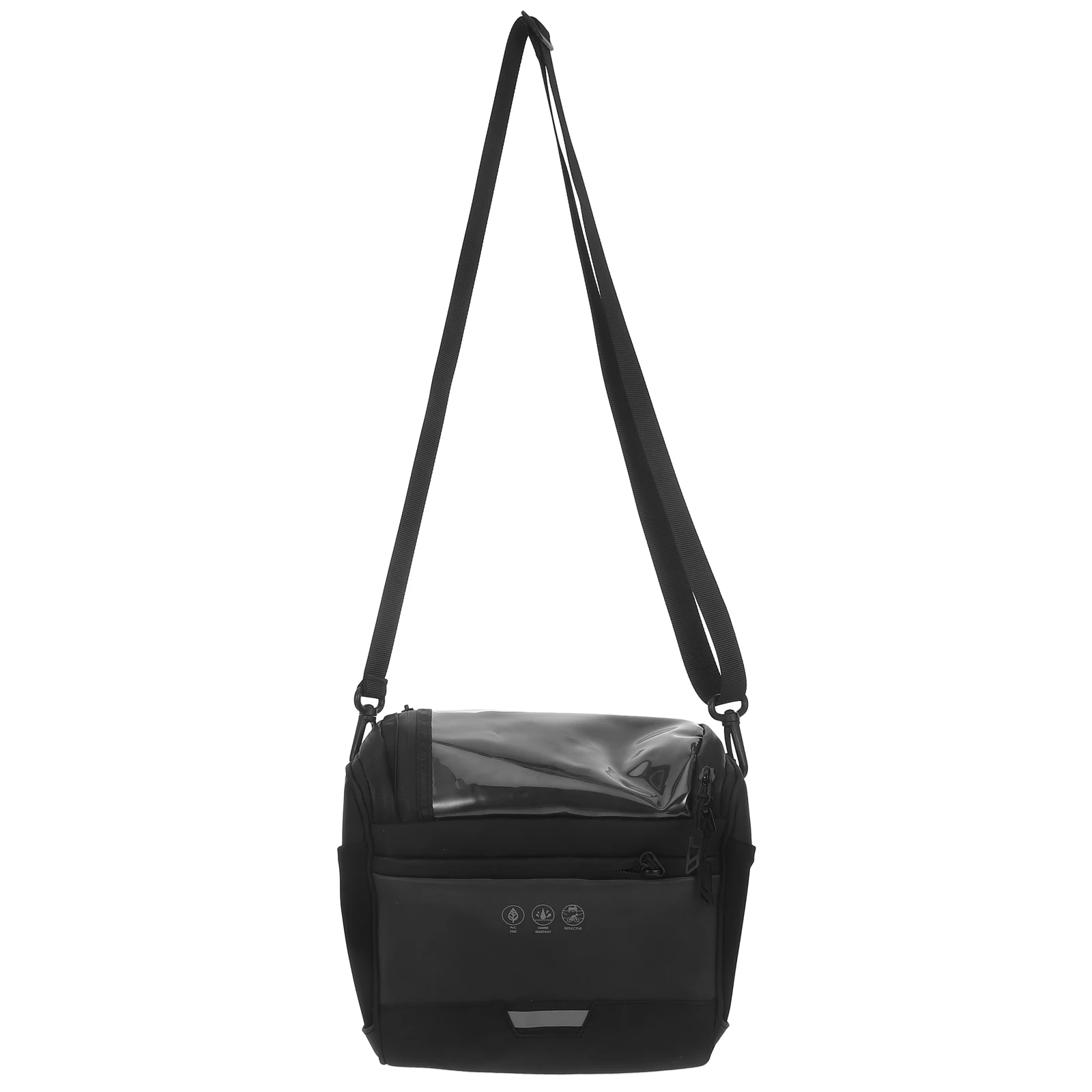 

Bike Handlebar Bag Durable PU Material Large Capacity Cycling Phone Holder Front Storage Pouch for Mountain Road Bike Electric