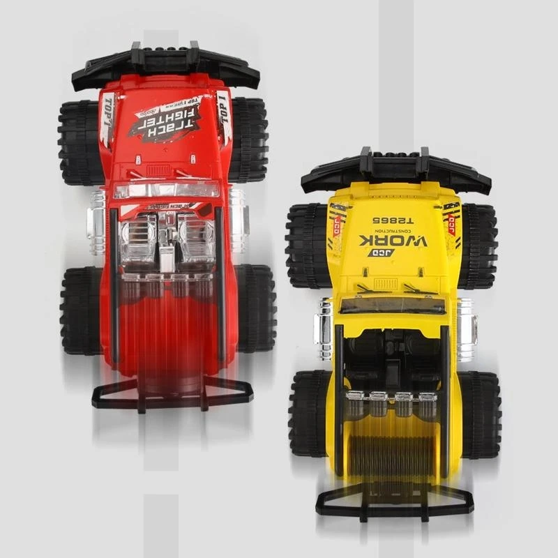 オフロード車両プルバックおもちゃシミュレーションオフローダー大型車両砂遊びおもちゃ衝突防止車幼児 Gi 15UB