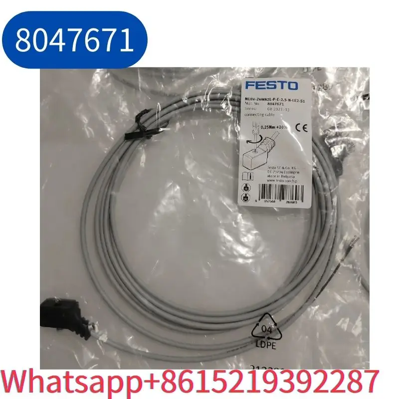 Brand New  Connecting cable NEBV-Z4WA2L-R-E-2,5-N-LE2-S1 8047671 Fast Shipping