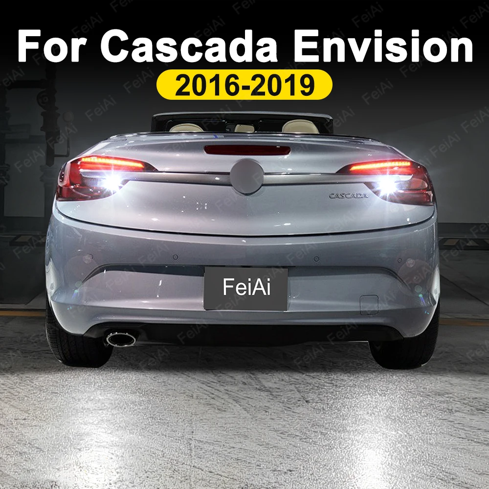 Luz de Reversa LED para Buick Cascada Envision, Accesorios para Cascada Envision, Luces de Marcha Atrás para Automóvil, Bombilla de Reversa 2016 2017 2018 2019
