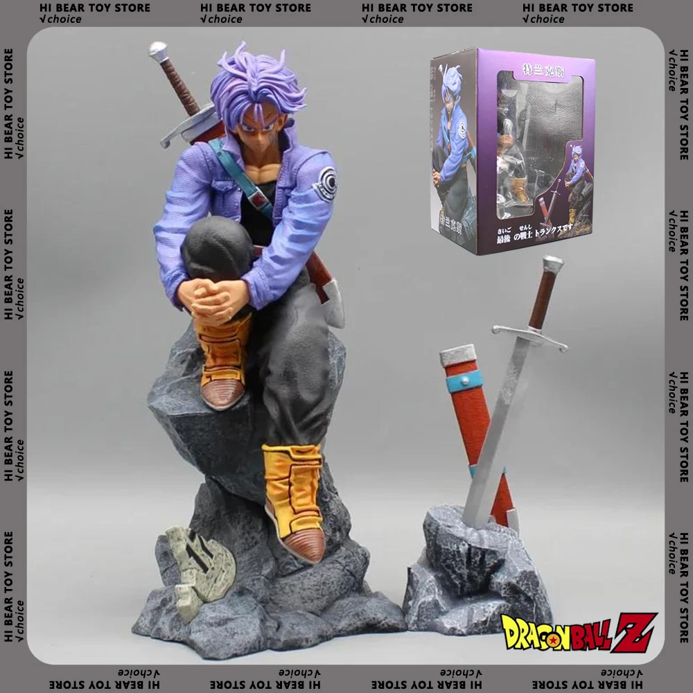 

Torankusu Figures Dragon Ball Z Anime Figure Trunks Figurine 28cm PVC GK Toy Model Collectible Desktop Ornament Children Gifts