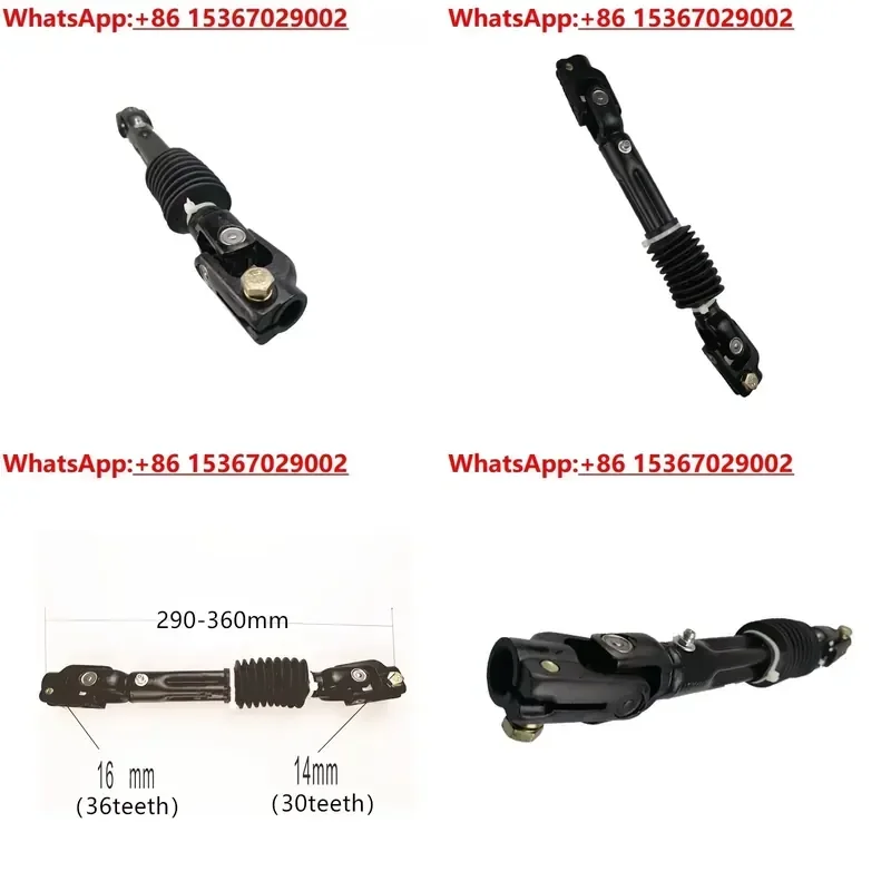 Secolo Golf Cross Axle for EZGO RXV LXV Sightseeing Retractable Movable Universal Joint 10 Spline Drive Shaft