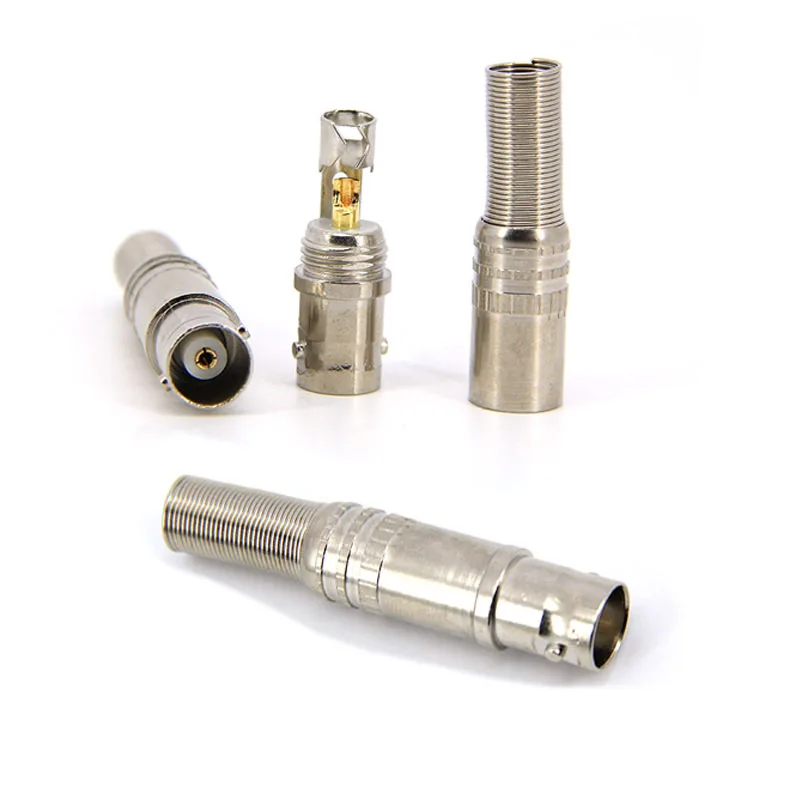 บัดกรี BNC กล้องวงจรปิดหญิงอะแดปเตอร์ 75-5 BNC หัวฉีดสําหรับ q9 ระบบกล้องวงจรปิดกล้องวงจรปิดอุปกรณ์เสริม L1