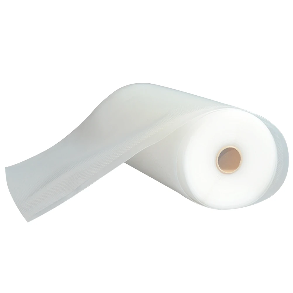 

1 Roll Vacuum Food Sealing Bags Multi-Functional Compression Storage Pouches Reusable Sealable Freezer Safe Transparent For Meat
