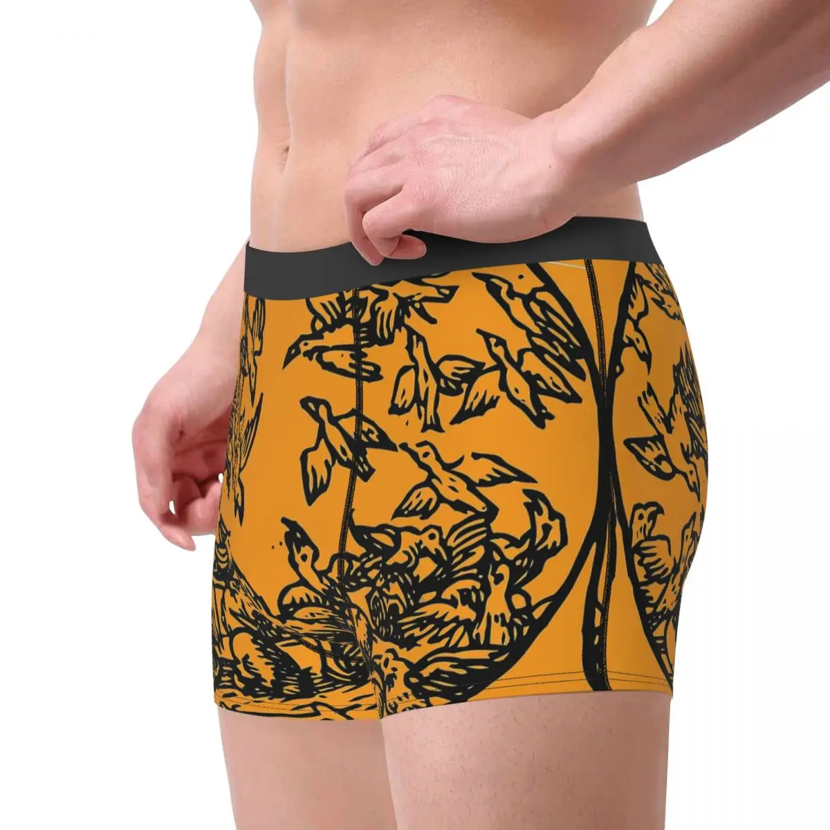 Death Becomes Skeleton Skull Bone Underpants Homme Panties Man Underwear Print Shorts Boxer Briefs