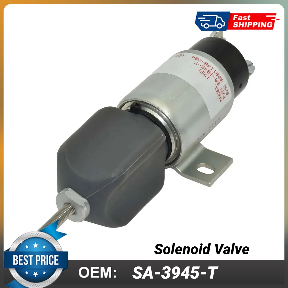 24V Stop Solenoid SA-3945-T 1751-24E3U1B1S1 1751-24E3U1B1 For Woodward Mitsubishi