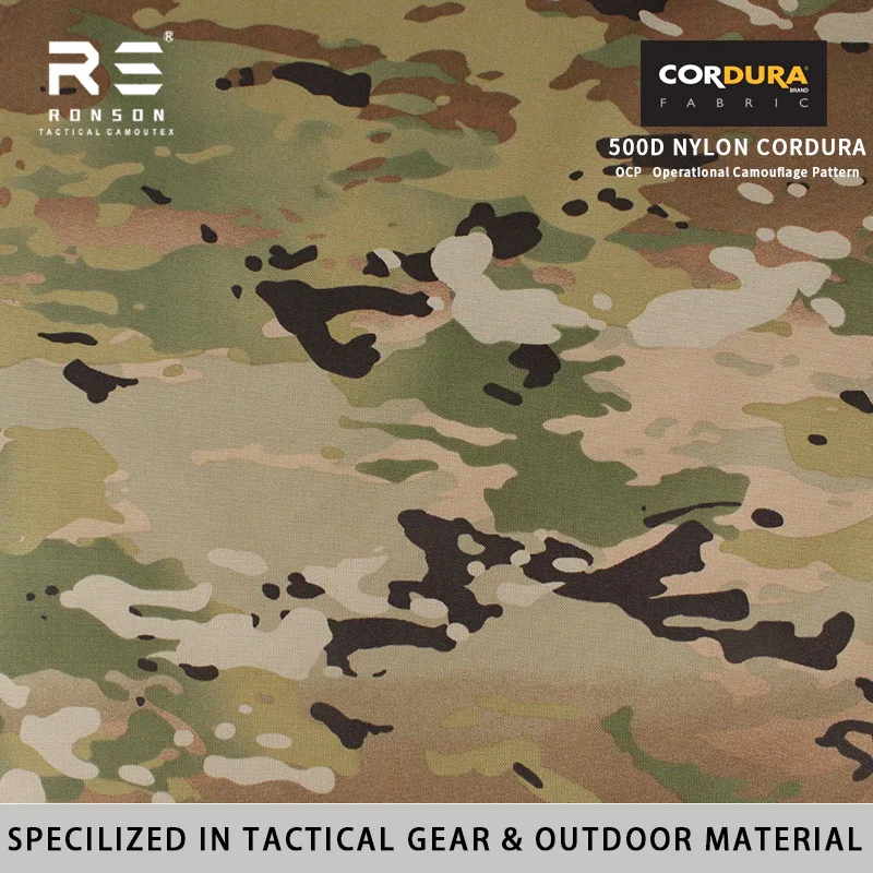 

Scorpion W2 Operational Camouflage Pattern (OCP) Camouflage NIR Treated 500D Nylon Printed Oxford PU Coated Fabric