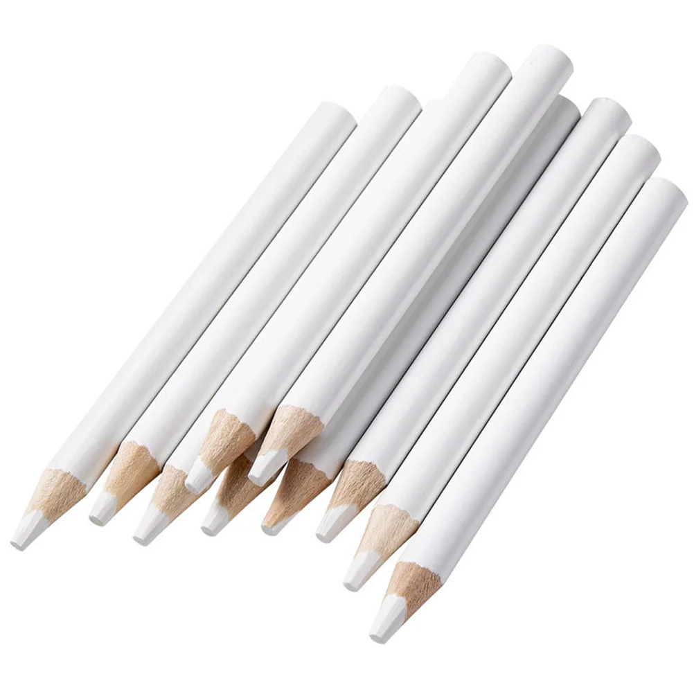 

25 Pcs Glue Pen Nail Drill Pencil Tools 850X070X070CM Wax Wood Rhinestones Picker White Colored Pencils