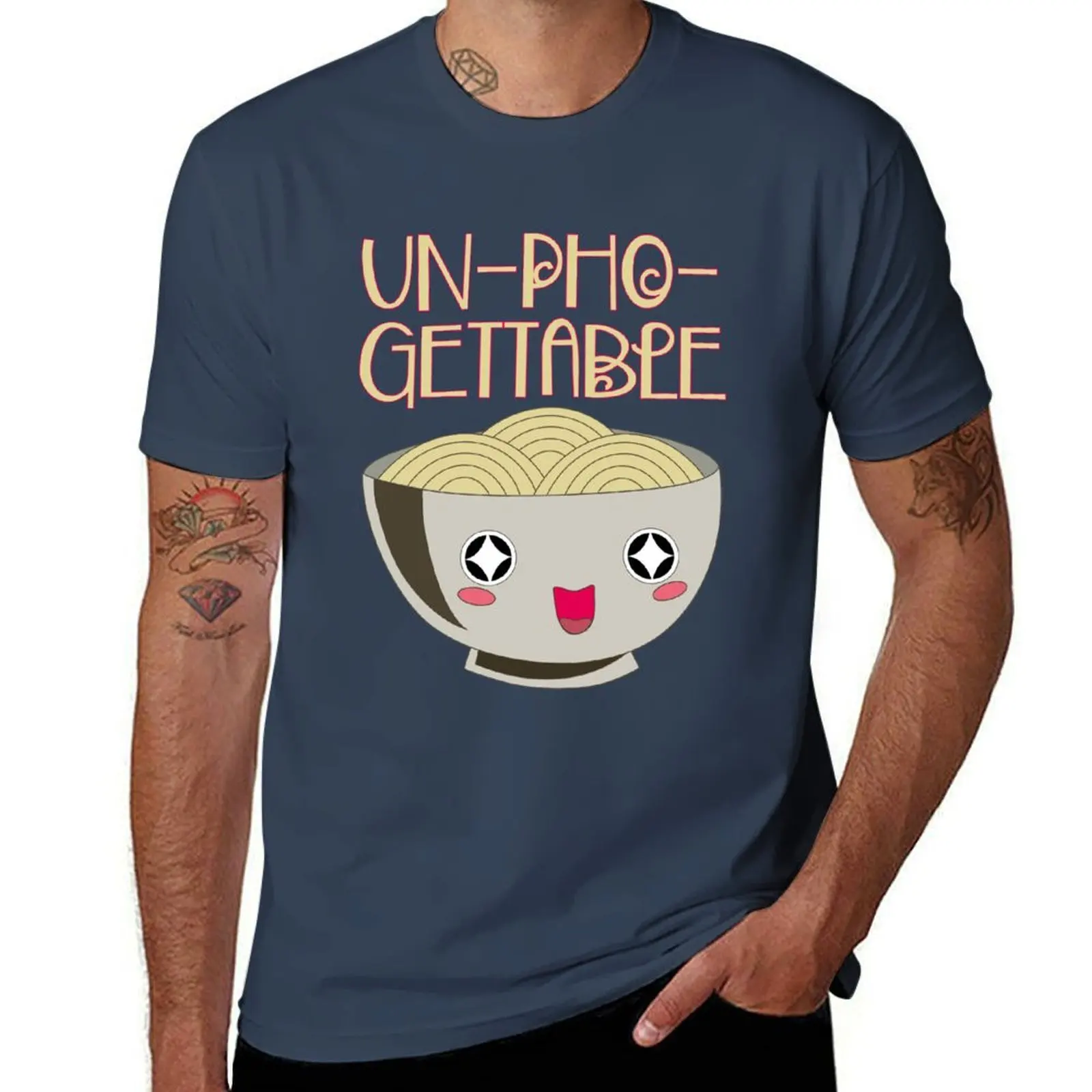 Soup Un-Pho-Gettable Vietnamese Noodle T-Shirt Plus Size Summer Casual T-Shirt