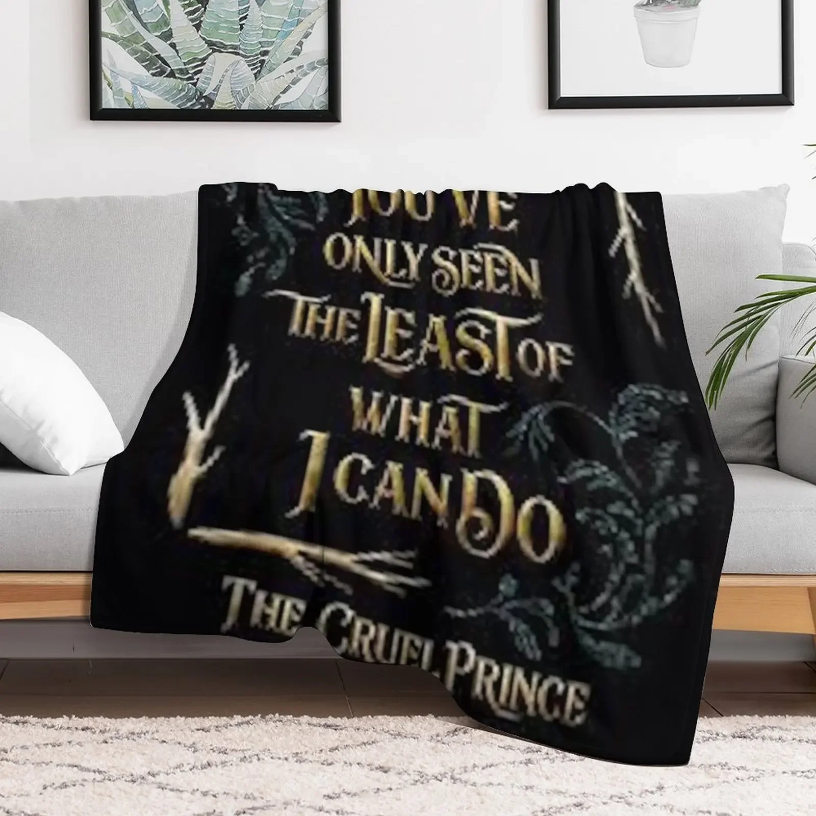 The Cruel Prince Quotes رمي بطانية أغطية السرير المحشوة فروي أريكة لحاف البطانيات