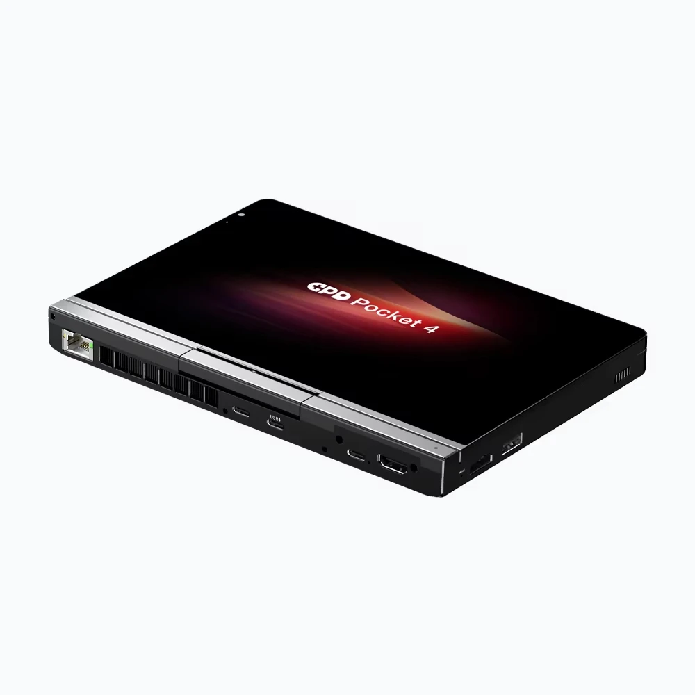 新型GPD Pocket 4 2025 ミニラップトップPC 8インチ AI 9 HX 370 8840U 16/32/64GB RAM 1/2TB NVME SSD モジュラー フル機能搭載 ハンドヘルド WIFI