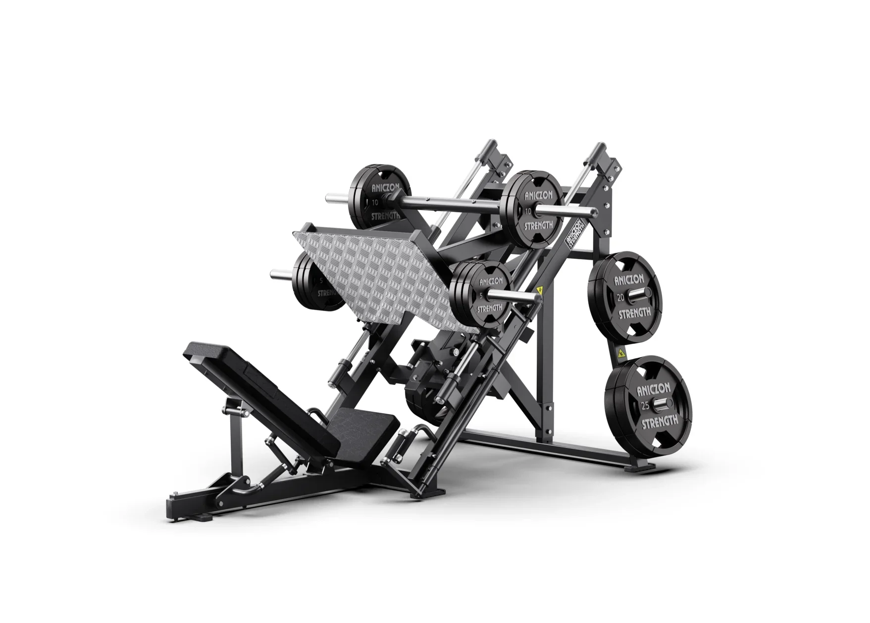 Commercial Linear Hack Press Machine New Series Plate-Loaded leg press machine 3mm Thickness Tube