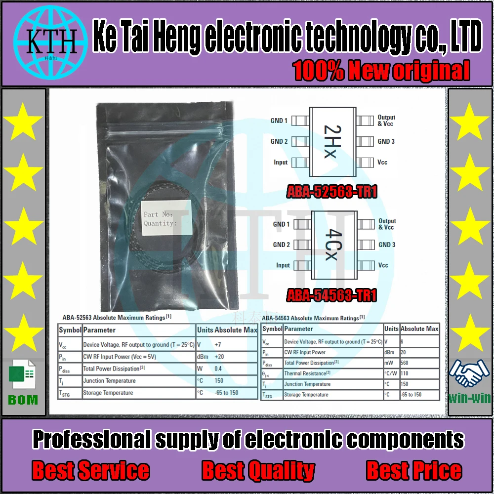 10 teile/los ABA-52563 ABA-54563 sot363 sc70 ABA-52563-TR1 ABA-54563-TR1 NEUE TR1G