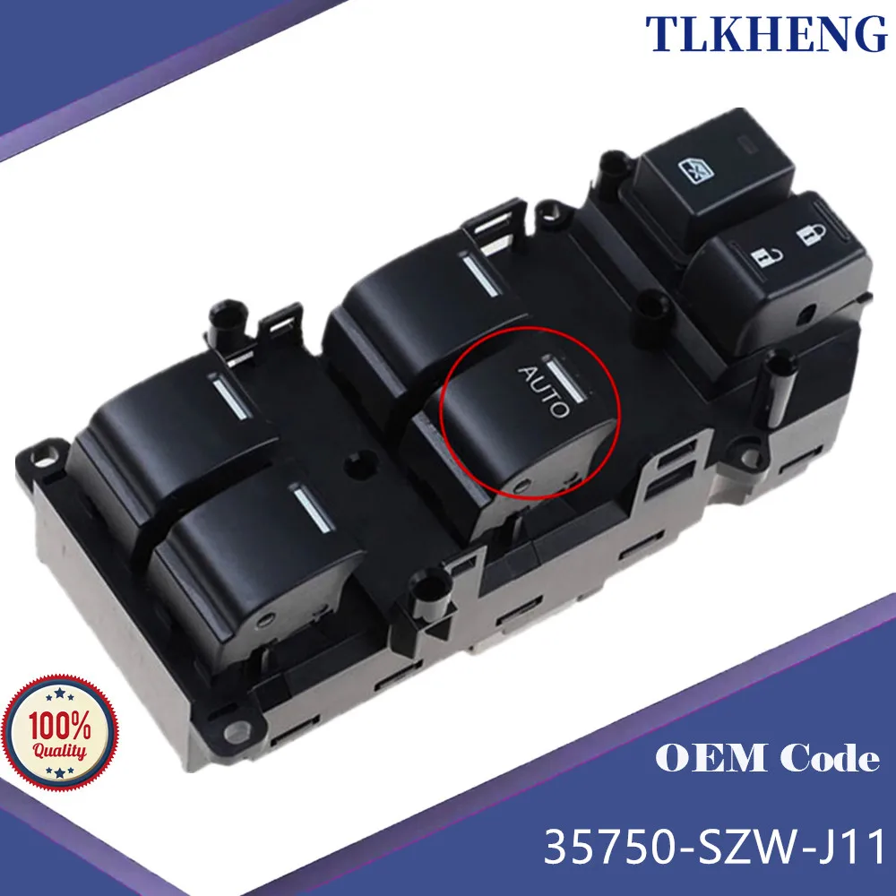 

35750-SZW-J11 RHD Electric Window Control Switch Window Lifter Switch For Honda Accord 2008-2011