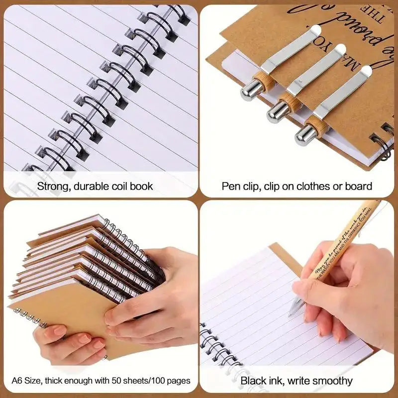 Prayer Spiral Notebooks with Pens description 2