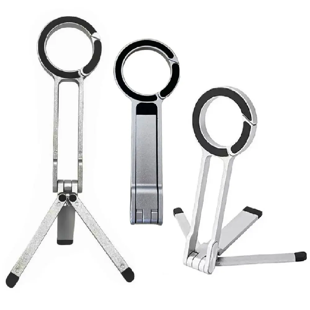 

Универсальный складной штатив-карабин для телефона, регулируемый, креативный, магнитный, из АБС-пластика, портативный держатель-рукоятка для телефона, для путешествий