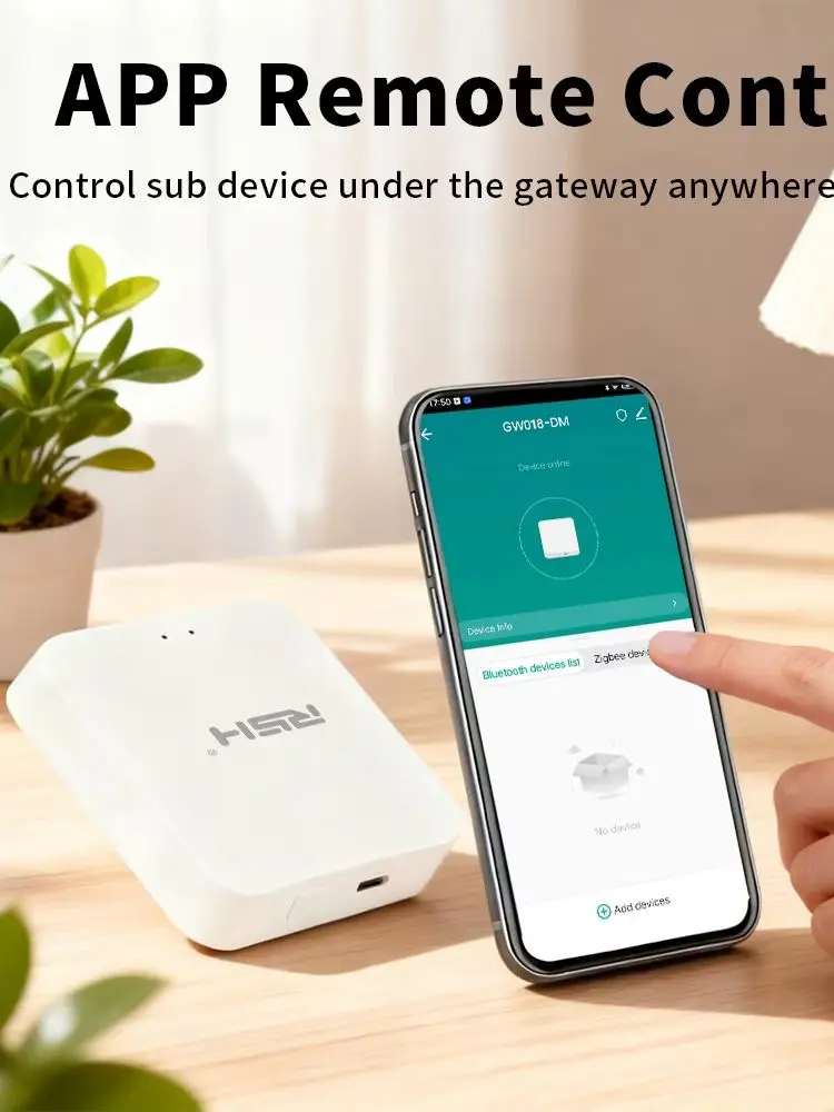 RSH Tuya Multi-Modus ZigBee Bluetooth Gateway Hub Smart Home Geräte Fernbedienung Bridge Unterstützt Alexa Google Home Sprachassistent Synchronisierung über App