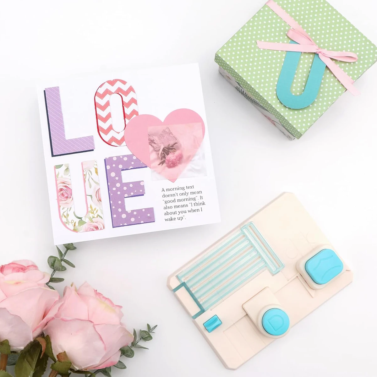 DIY Letter Embossing Machine for Handmade Greeting Cards - Manual Paper Press