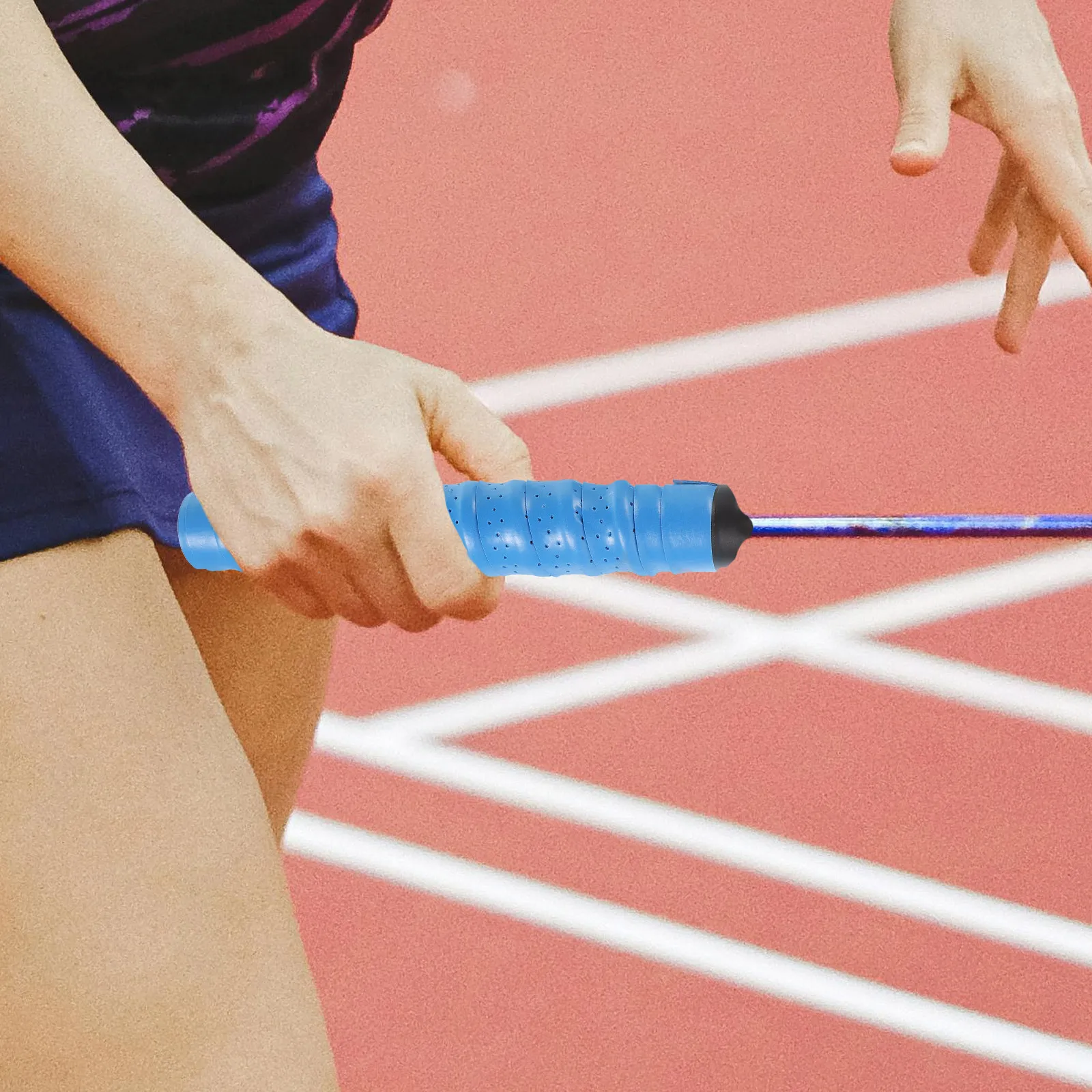 

5Sets Anti-Slip Badminton Grip Tape Tennis Racket Overgrip Sweat Absorbing Non-Slip Straps for Tennis and Badminton Players