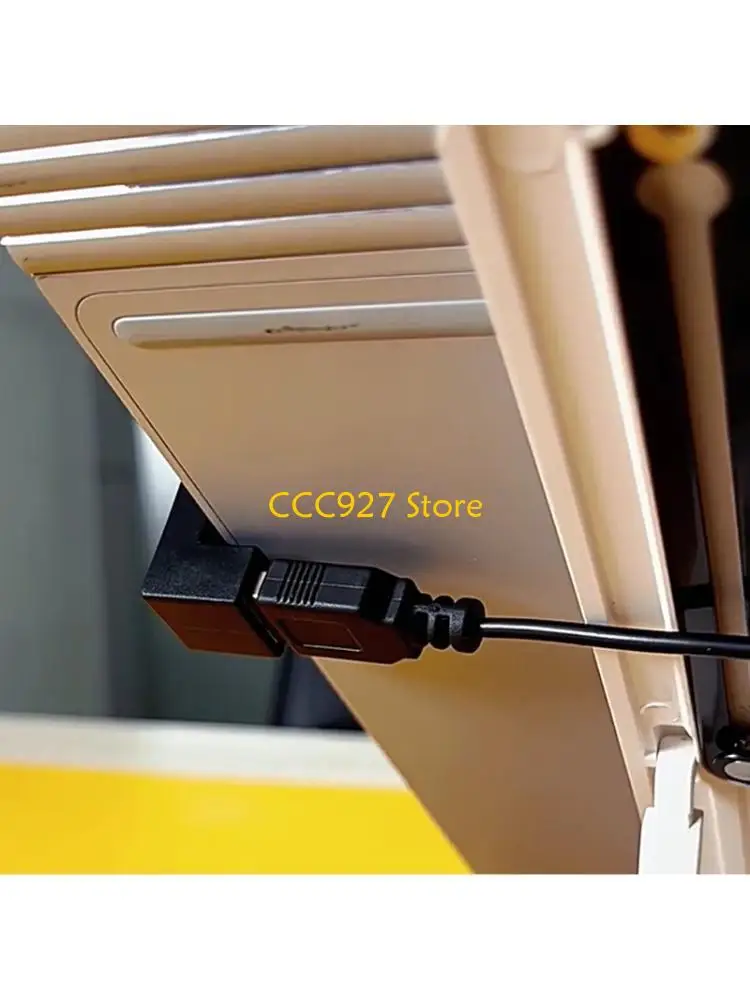 B03F USB C 90 درجة جانبية موصلات زاوية سريعة السرعة شحن محول كبل آمنة للسفر الضيق ودية
