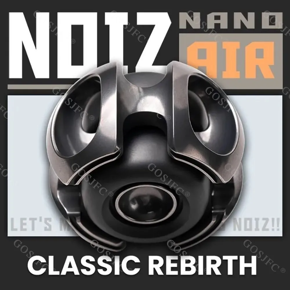 LAUTIE Noiz Air-Nano フィジェットスピナー Noiz シリーズステンレス鋼ジルコニウム EDC おもちゃ大人用ジャイロ