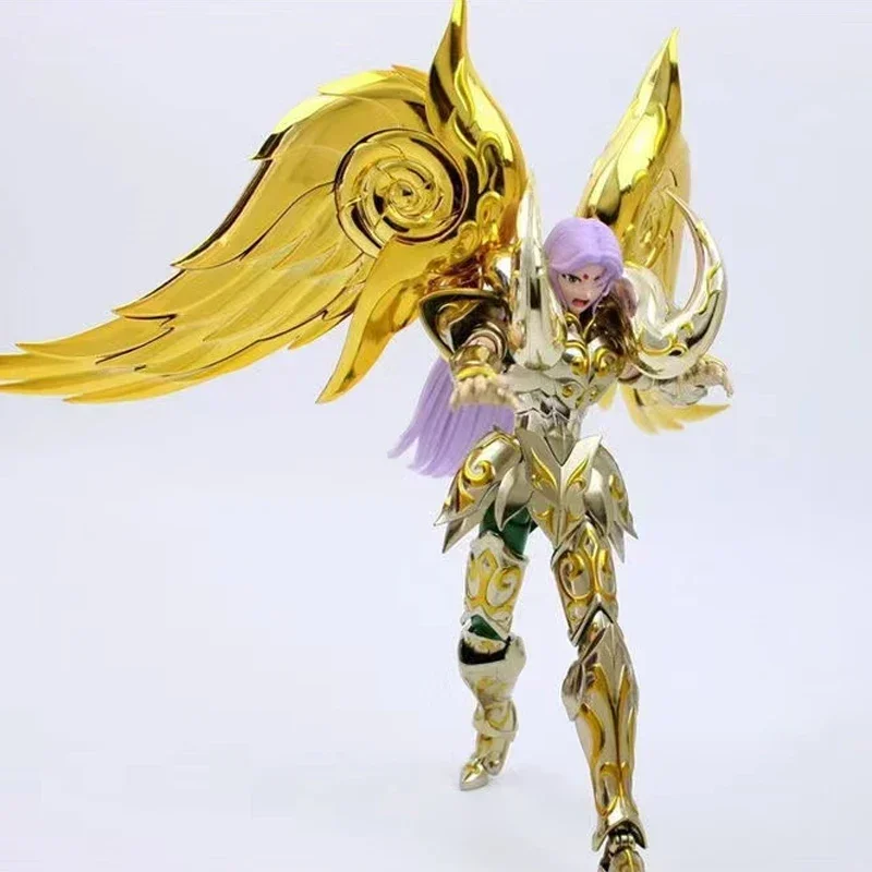 In Stock Metal Club/MC Saint Seiya Myth Cloth EX Aries Mu SOG/Soul of God with Totem/Object Gold Knights of Zodiac Action Figure