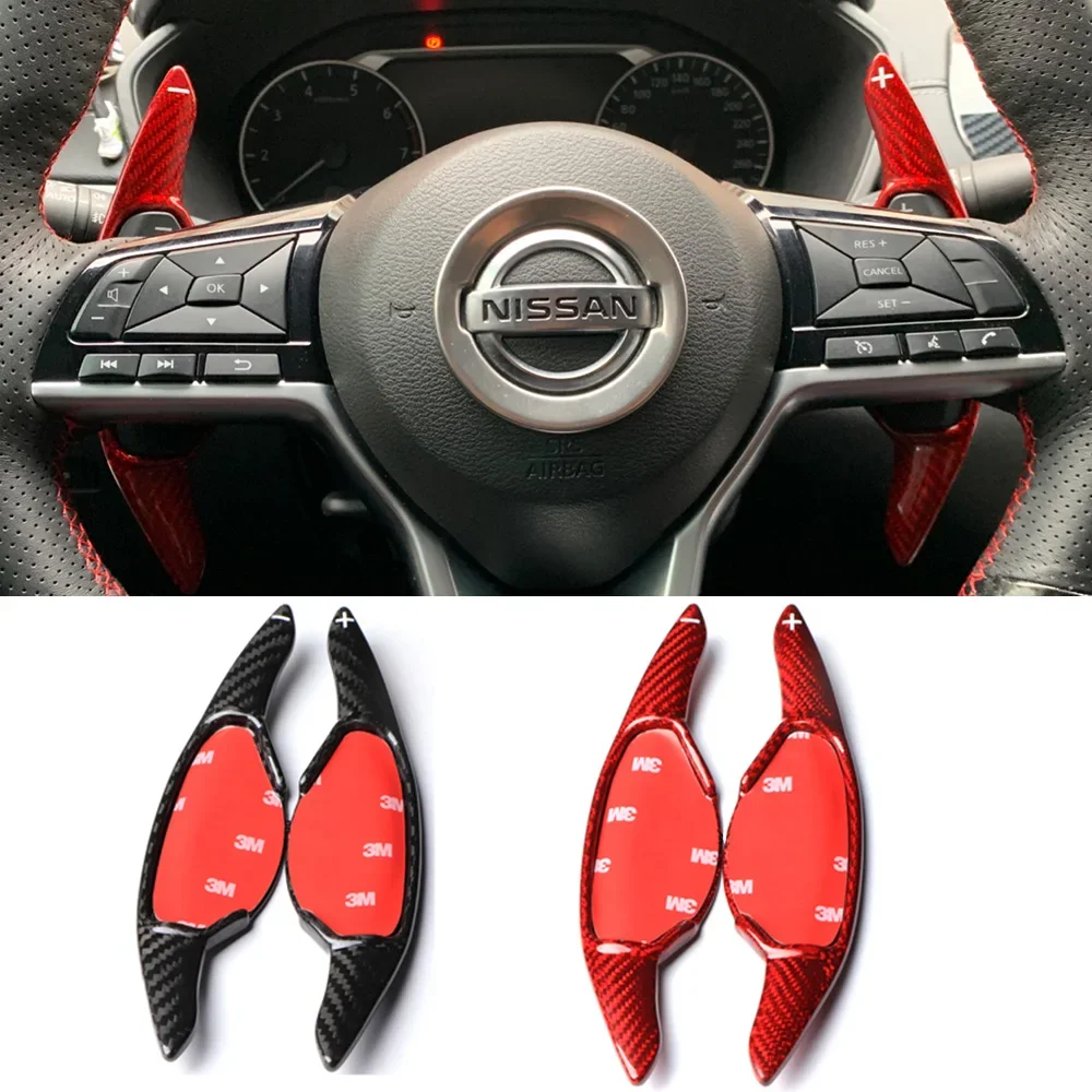 

Paddle Shifter For Nissan Skyline GT Qashqai Juke Altima SR SL Rogue Nismo 2021 Steering Wheel Paddles Extend DSG Carbon Sticker