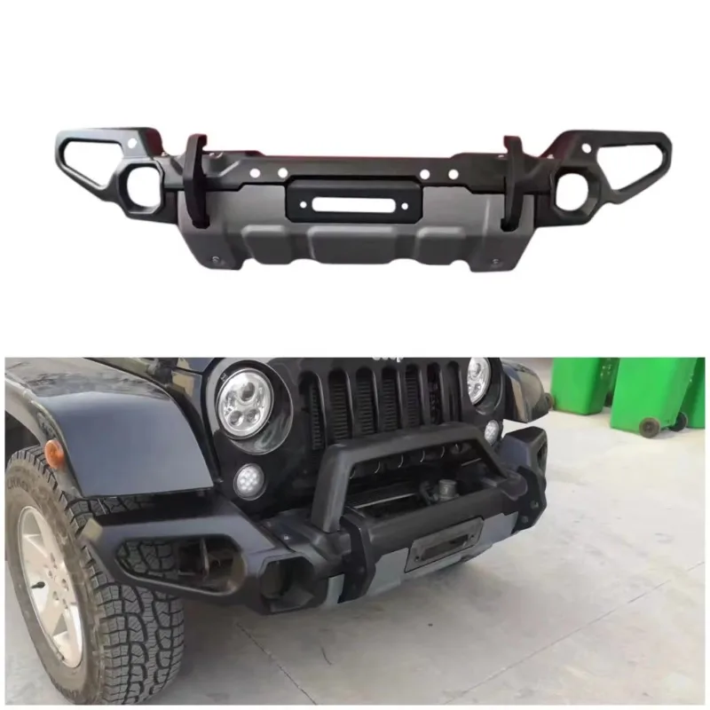 

Black Powder-Coated Car Offroad 4x4 Auto Accessories RR Front Bumper for Wrangler JK 2007-2017