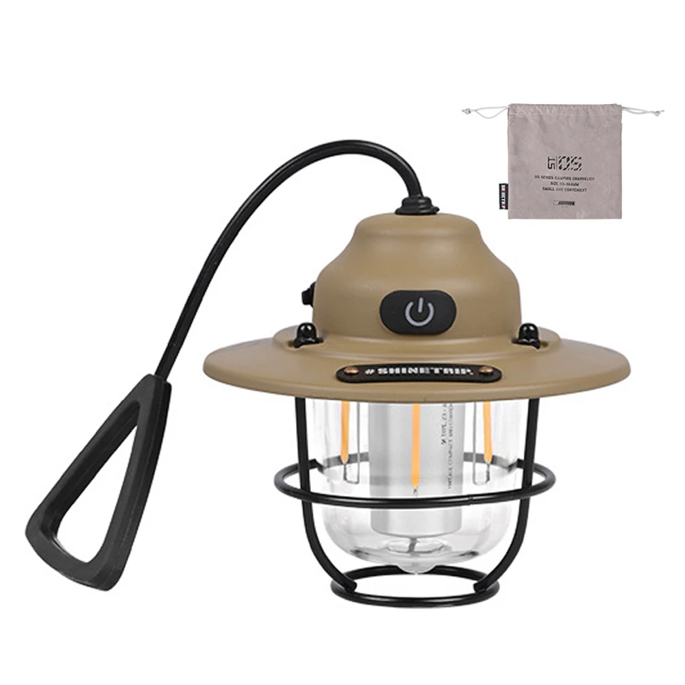 

Cordless Camping Lamp Portable Hung Light Outdoor Tent Light Home Atmospheres Lantern Multi-Modes USB Rechargeable Lamp