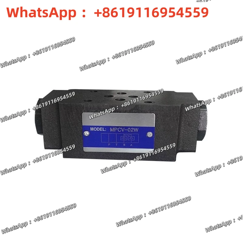 Stacked hydraulic control one-way pressure maintaining valve MPCV-02W/02A/02B hydraulic lock