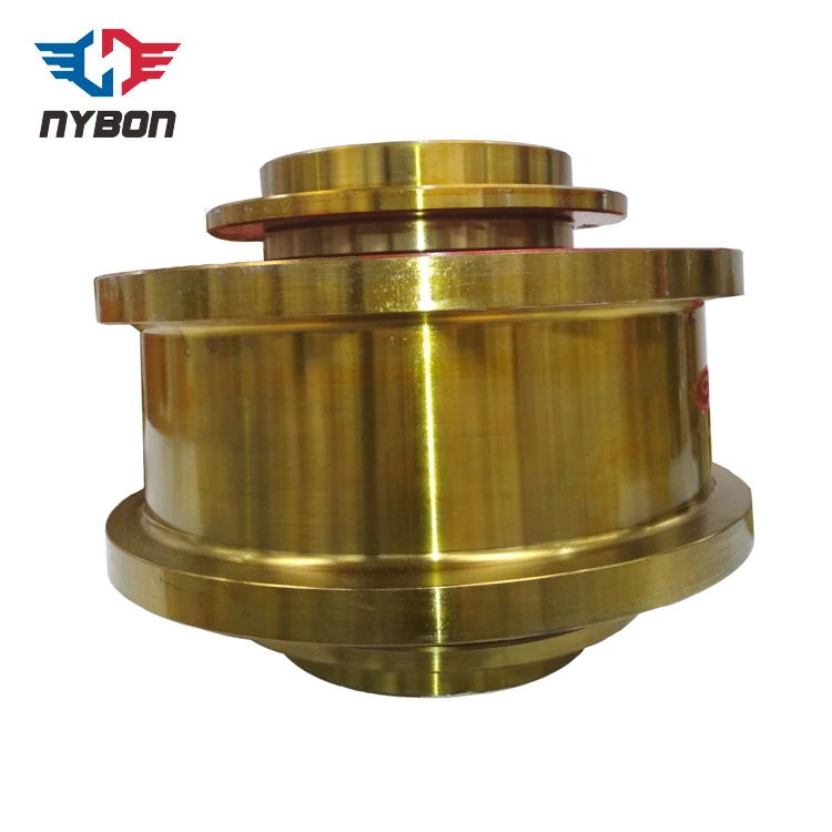 Roda Rel Flange Tunggal Roda Berjalan Derek Roda Baja Tempa