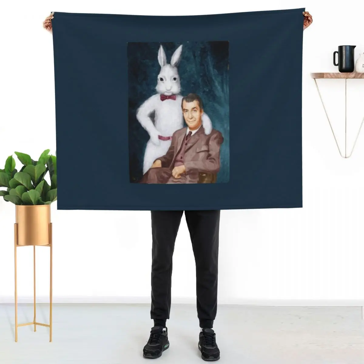 Harvey-Colorized Throw Blanket Loose Designers Single Summer Sofa blankets ands Blankets