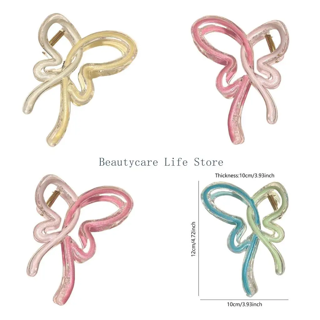652C Stylish Butterfly Plastic Hair Clip Unique Hair Accesories Hairpieces Headwear For Quick Hairstyles And Everyday Use