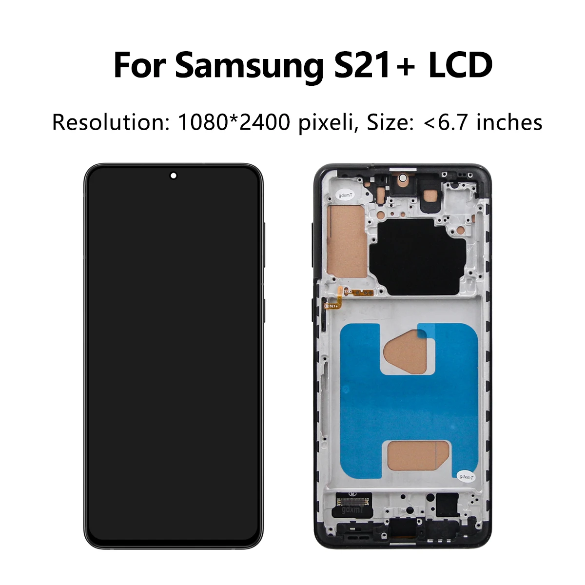 S21 Plus For Samsung For S21+ 5G Tested G996B G996U G996W LCD Display Touch Screen Digitizer Assembly Replacement