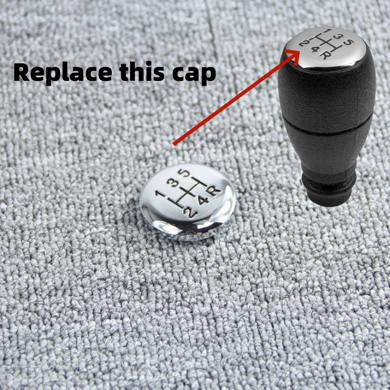Gear Shift Knob Lever Stick Number Cap Cover For Citroen Berlingo Peugeot Partner 1996-2001 2002 2003 2004 2005 2006 2007 2008 view 2