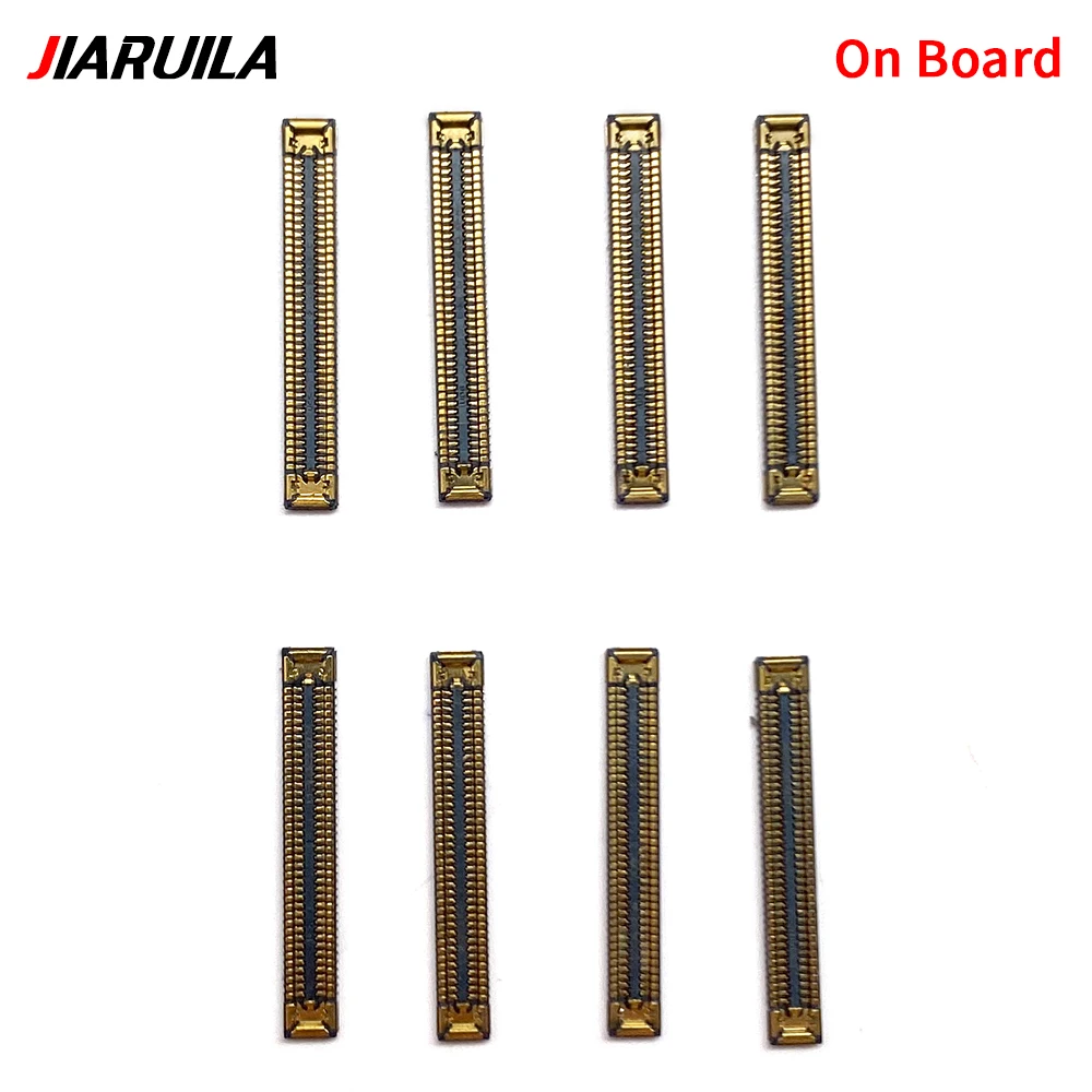 20 pcs Connector For Samsung A04 A33 A42 A53 A73 on flex board End socket pcs The main board pcs Ribbon cable cell phone