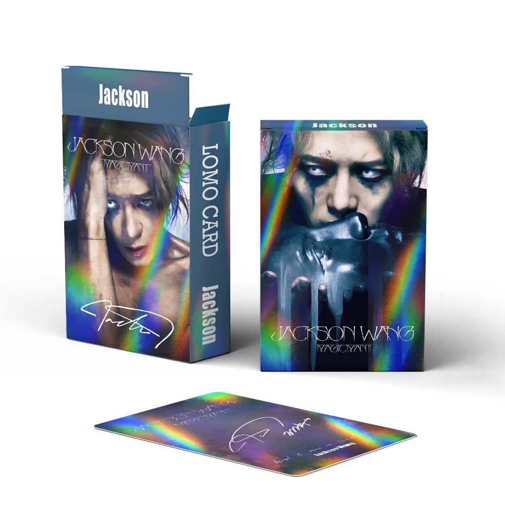 30Pcs Jackson Wang Lomo cards surrounding Photocard Card Collector Card Collection Fans Gift