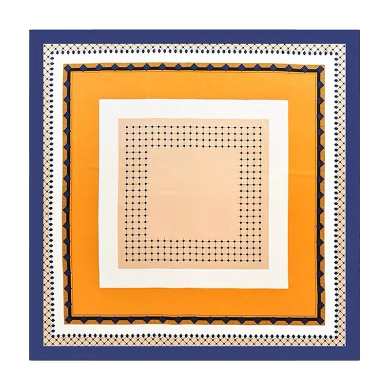 

100% Mulberry Silk Scarf Women's Satin Multifunctional Square Scarf 53X53cm - Headband Hair Ribbon Neckerchief Bandana