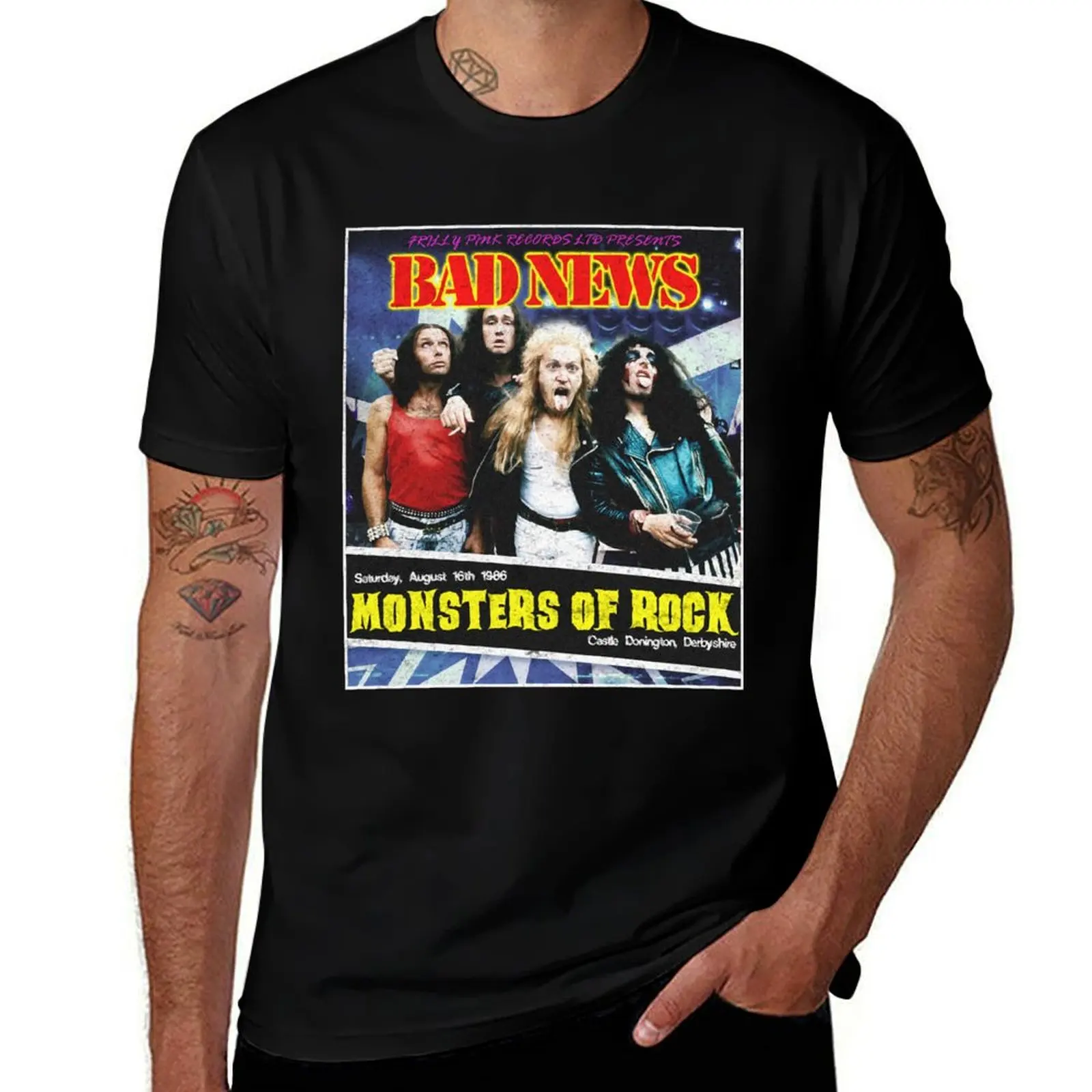 

Bad News and the Monsters of Rock! T-Shirt man t shirts cotton man tshirt man t shirts graphic T-Shirt