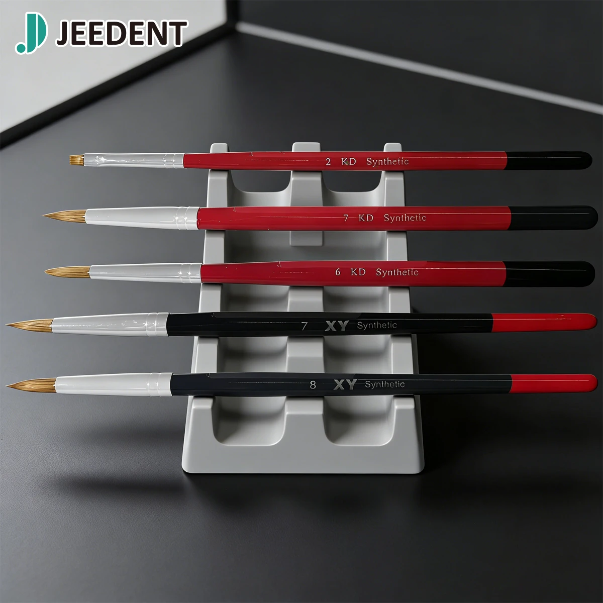

JEEDENT 5PCS Dental Porcelain Brush Pen - Professional Glaze Shaping Tool for Dental Lab Teeth Restoration