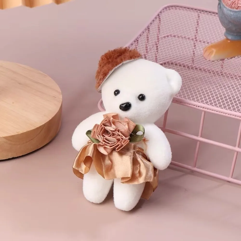 

10Pcs/Set Cute Cartoon Bouquet Decoration Bear Soft DIY Graduation Bouquet Bear Accessories Bear Bouquet Accessories Birthday