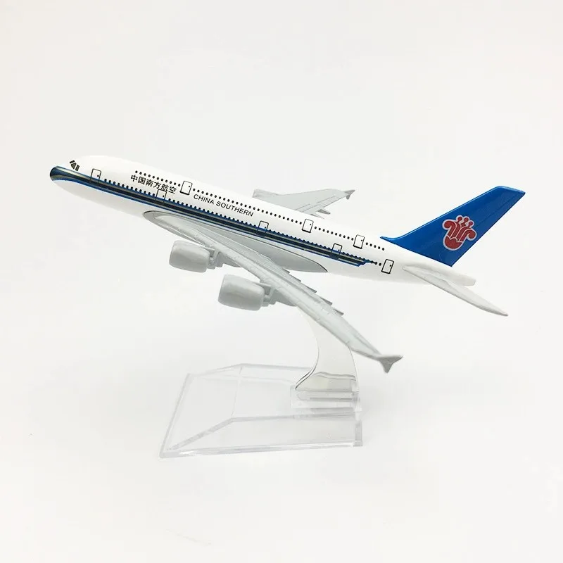 

16cm scale aircraft A380 China southern Airways airplane toy metal Model Diecast Metal Airplane Collected Gift By Aviation