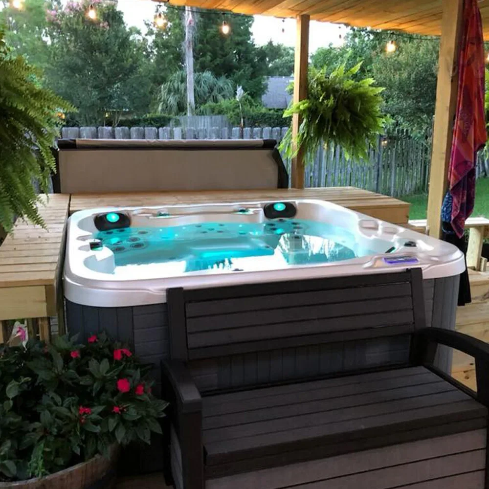 spa tubs 5 person outdoor hot tubs and jacuzzier exterior with sound